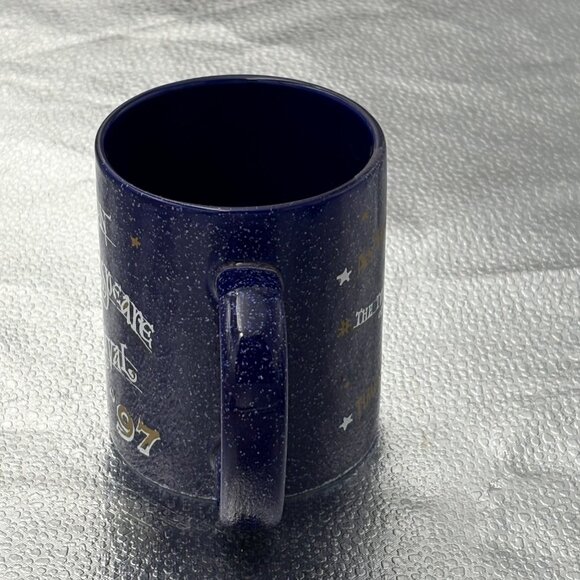 VTG 90s Oregon Shakespeare Festival‎ Ceramic Mug Blue 1997 elizabethan theater - Picture 9 of 9